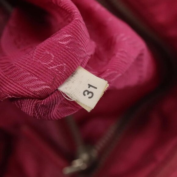 PRADA Hand Bag Nylon Pink Auth bs18106 - Picture 10 of 16